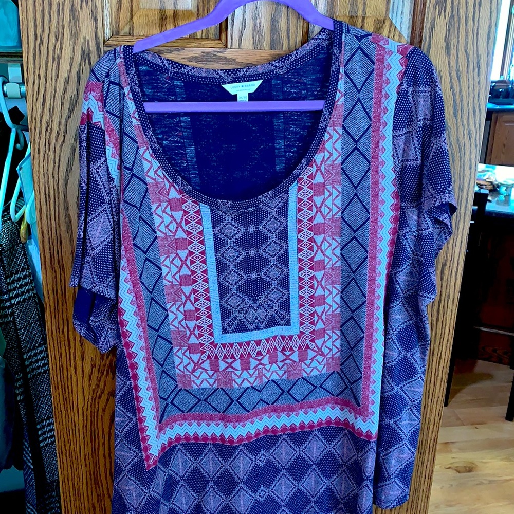 Lucky Brand tribal t-shirt
